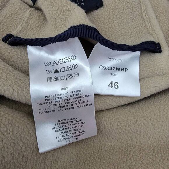 Harris Wharf London Jacket Fleece Snap Button Closure  Men's Size 46 US Small - Picture 8 of 8